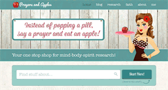 Desktop Screenshot of prayersandapples.com